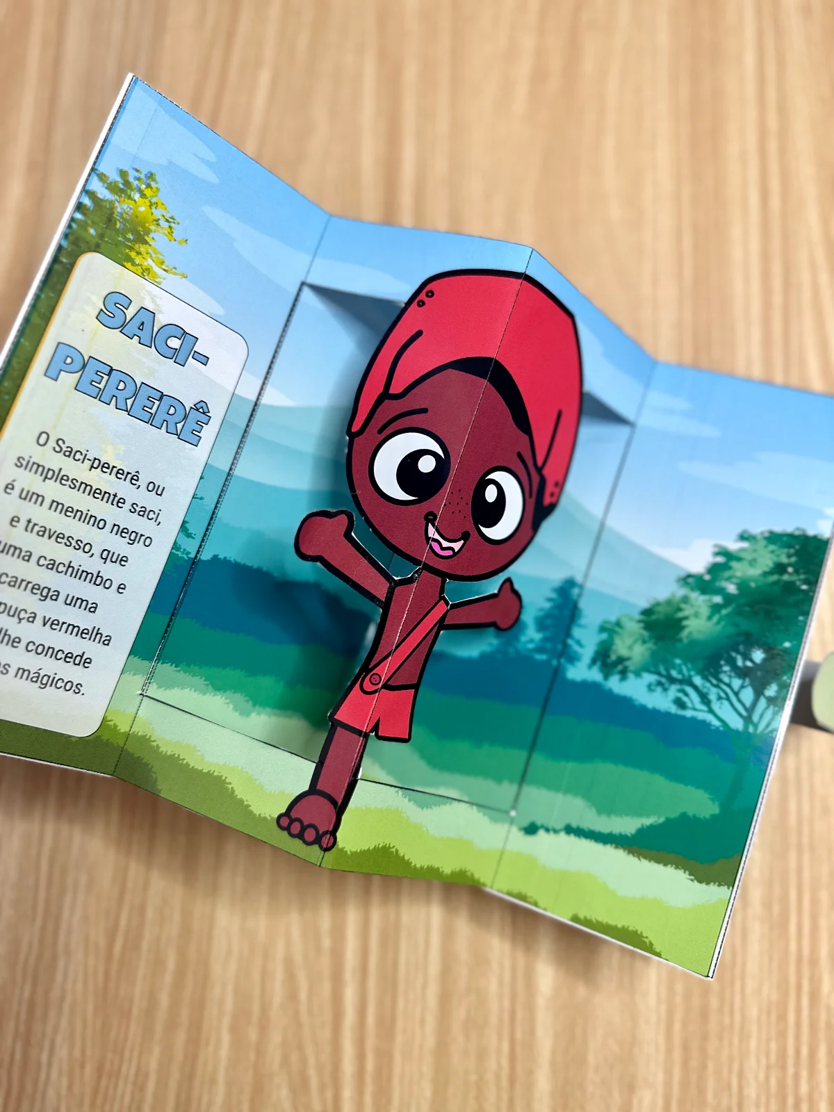 Livro 3D do Folclore Brasileiro – PDF para Imprimir — amostra 5: Iara Mula-sem-cabeça Saci Pererê Boto-cor-de-rosa Curupira…