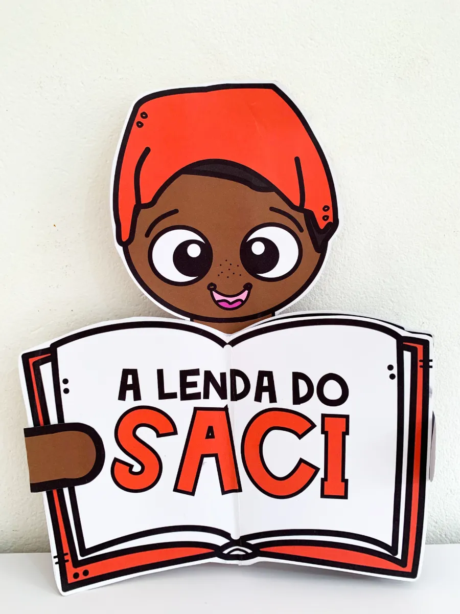 Livro 3D do Saci Pererê para Educação Infantil e Anos Iniciais — amostra 5: Celebre o dia do Saci com grande estilo com…