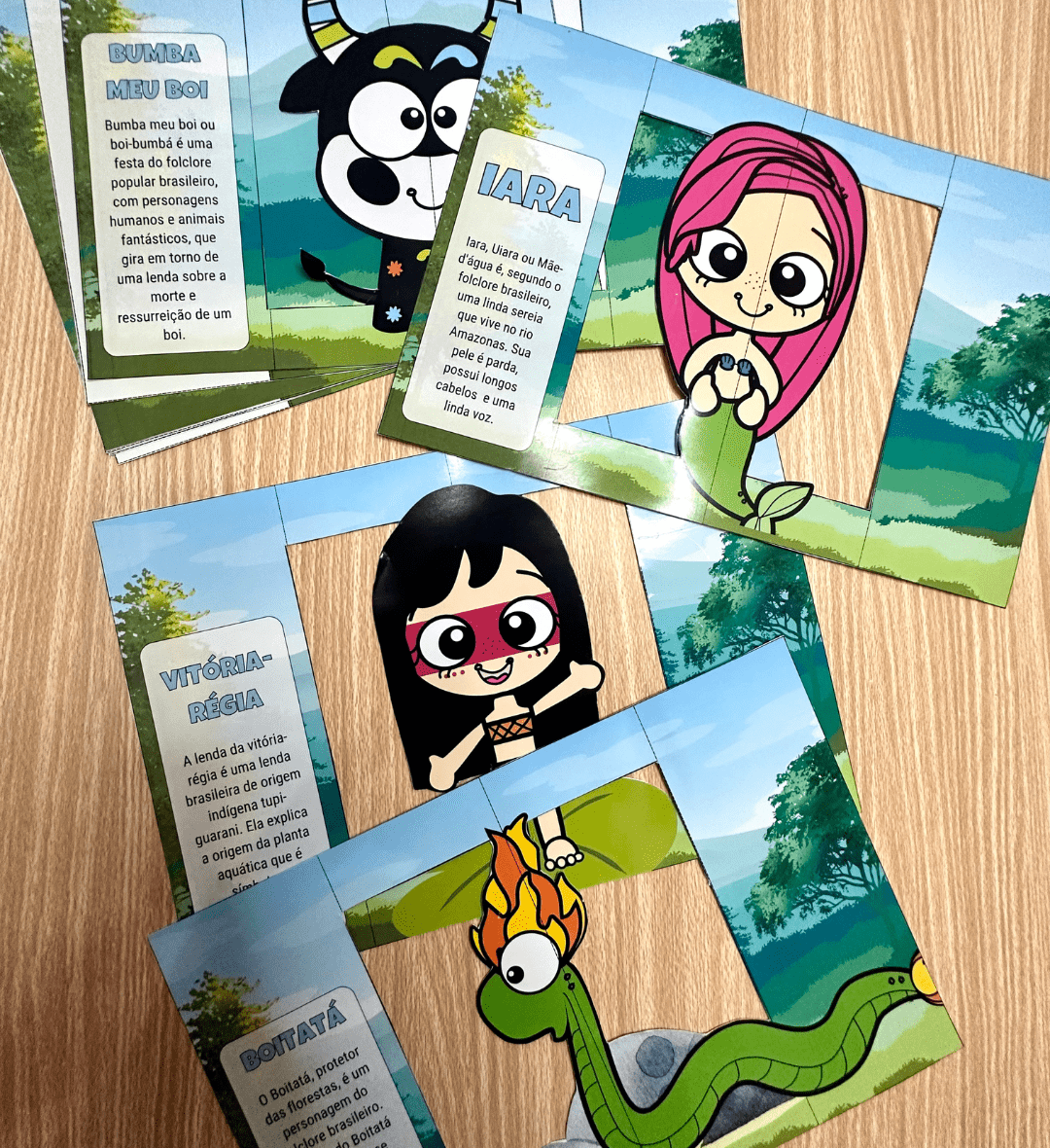 Livro 3D Folclore Brasileiro para Educação Infantil e Fundamental — amostra 3: Como utilizar o livro nas aulas
