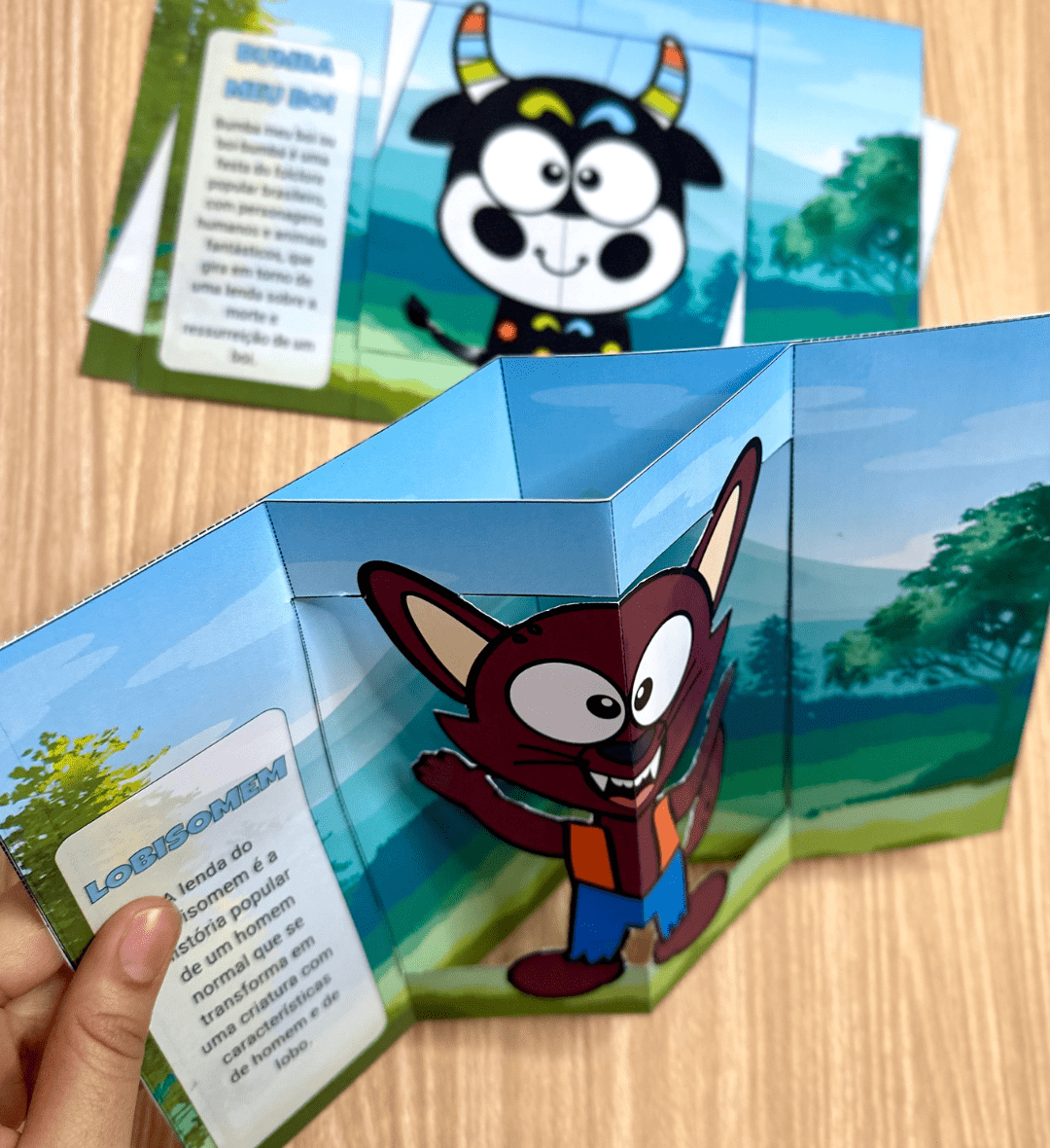 Livro 3D Folclore Brasileiro para Educação Infantil e Fundamental — amostra 4: Para quem o recurso é indicado?