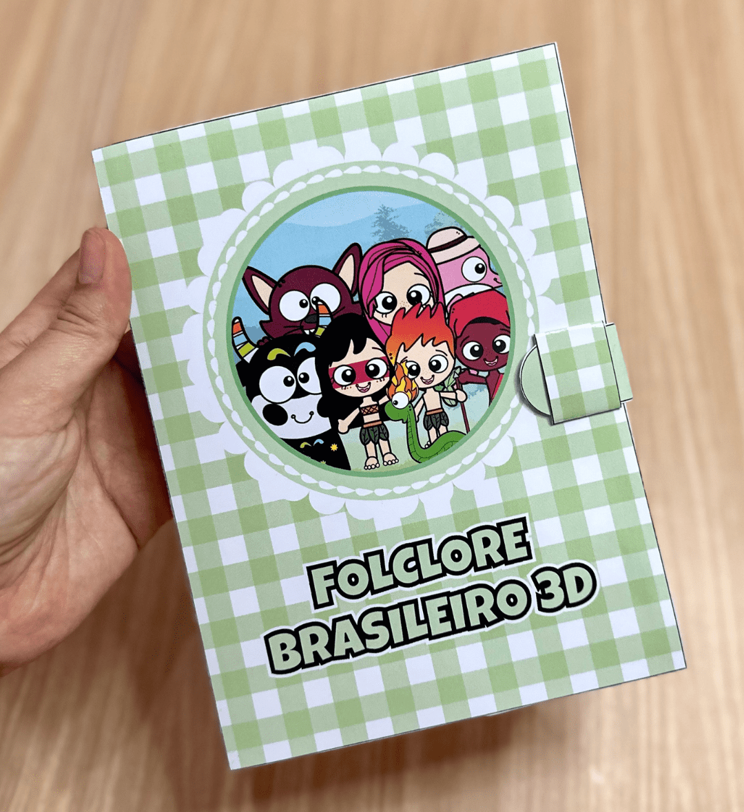 Livro 3D Folclore Brasileiro para Educação Infantil e Fundamental — Apostilas para Educação Infantil: Apresente personagens…