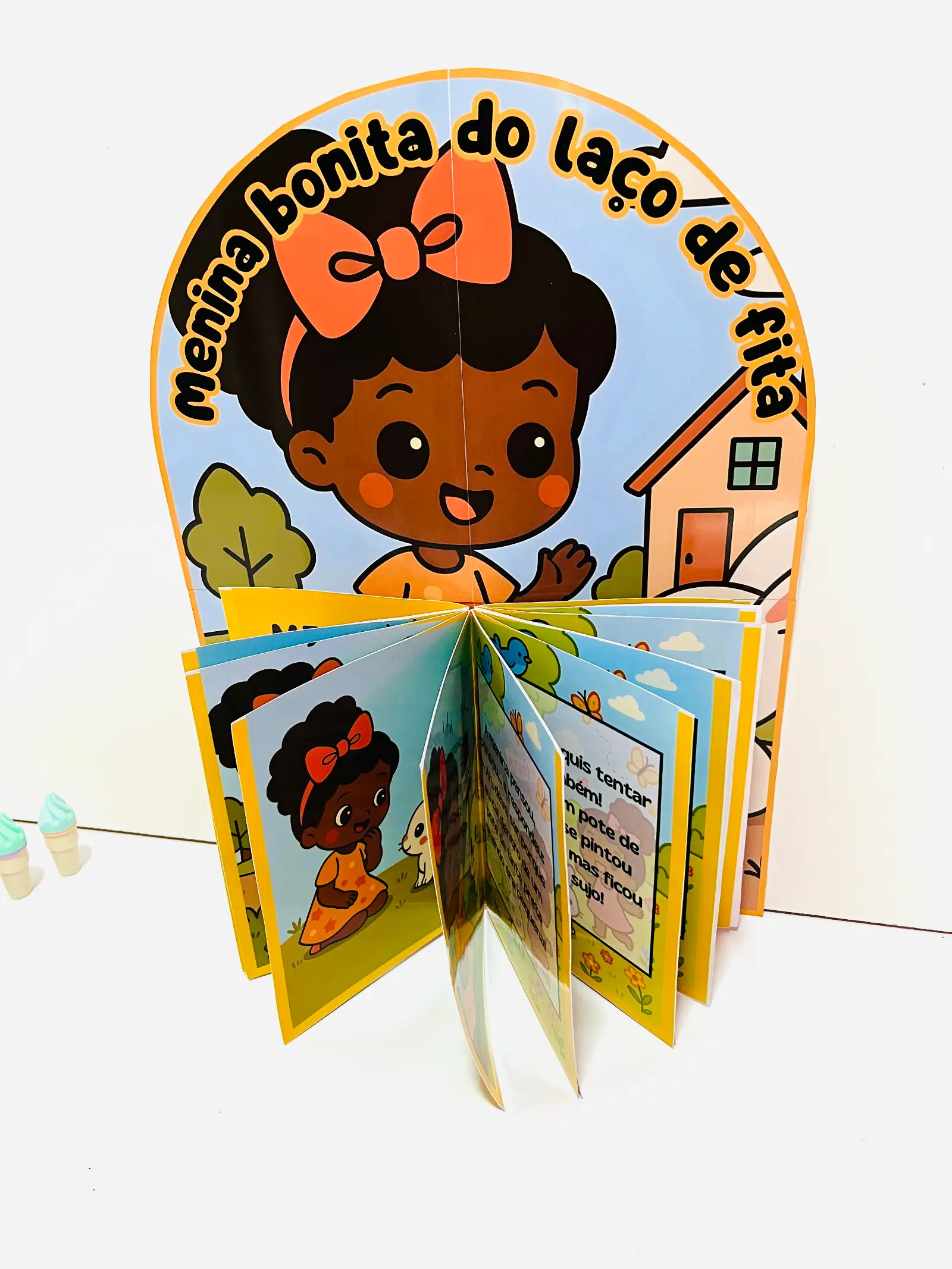 LIVRO 3D — MENINA BONITA DO LAÇO DE FITA — amostra 1: Transforme a leitura em um momento mágico, lúdico e cheio de…
