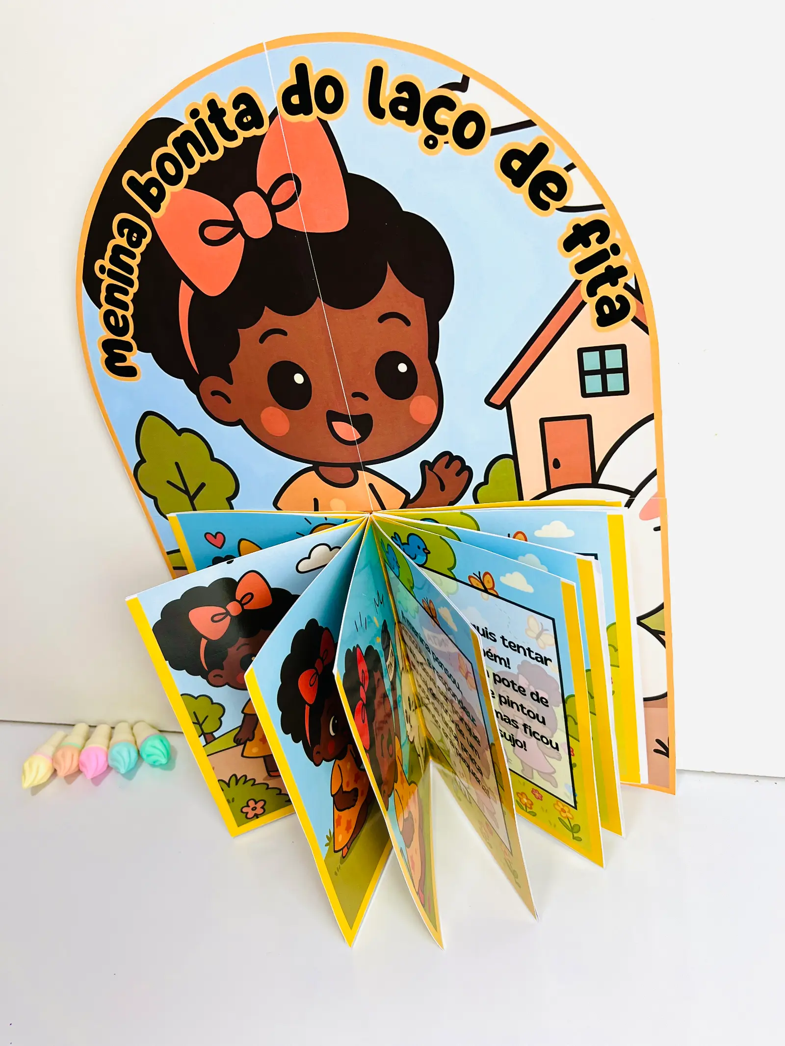 LIVRO 3D — MENINA BONITA DO LAÇO DE FITA — amostra 6: Transforme a leitura em um momento mágico, lúdico e cheio de…