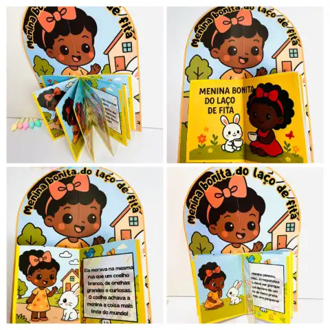 Livro 3D Menina Bonita do Laço de Fita para imprimir — amostra 5: Relação com a BNCC