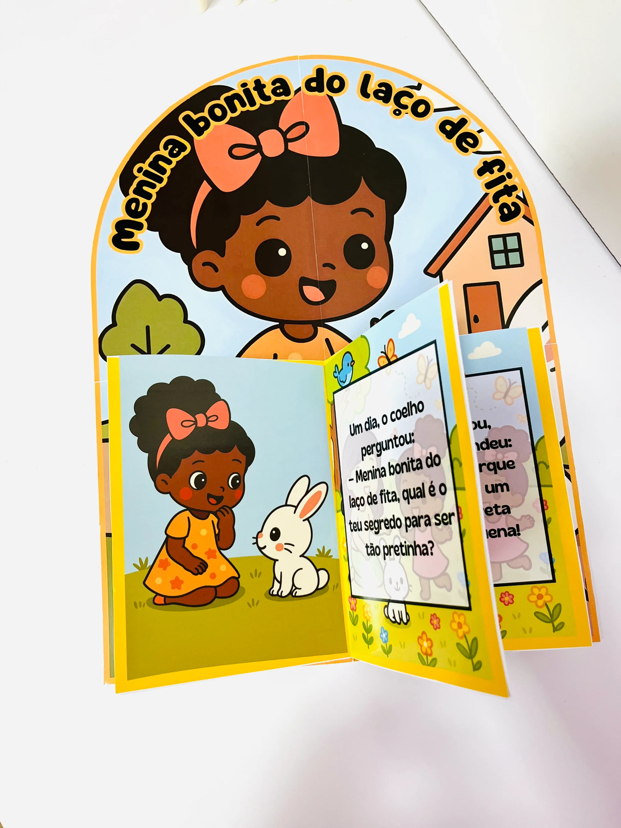 Livro 3d menina bonita do laço de fita — amostra 2: Transforme a leitura em um momento mágico de aprendizagem e…