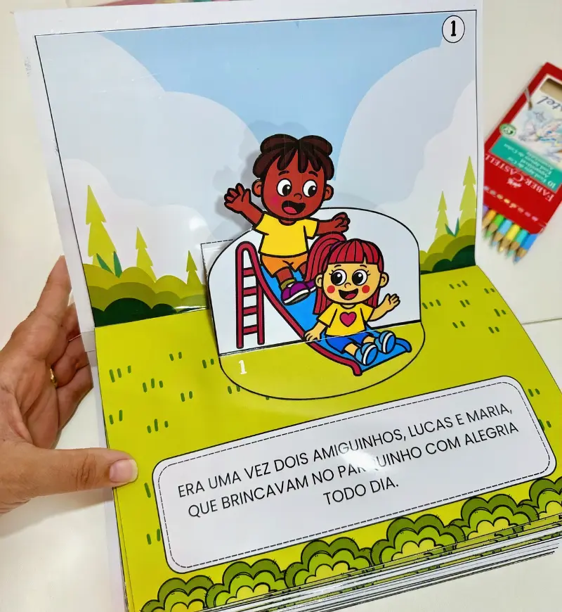 Livro 3D Meu Corpo é Precioso para trabalhar o Maio Laranja — amostra 1: Livro 3D Meu Corpo é Precioso: recurso para o Maio…