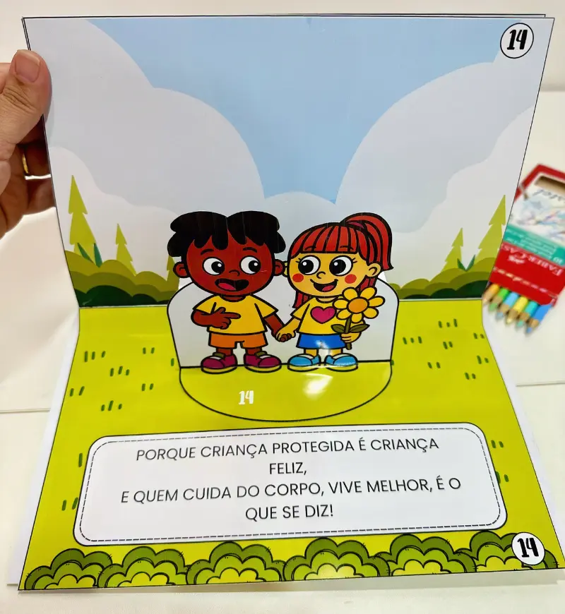 Livro 3D Meu Corpo é Precioso para trabalhar o Maio Laranja — amostra 4: Para quem é indicado