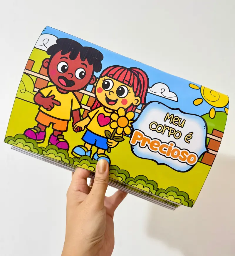 Livro 3D Meu Corpo é Precioso para trabalhar o Maio Laranja — História para Educação Infantil: Aborde o Maio Laranja com o…