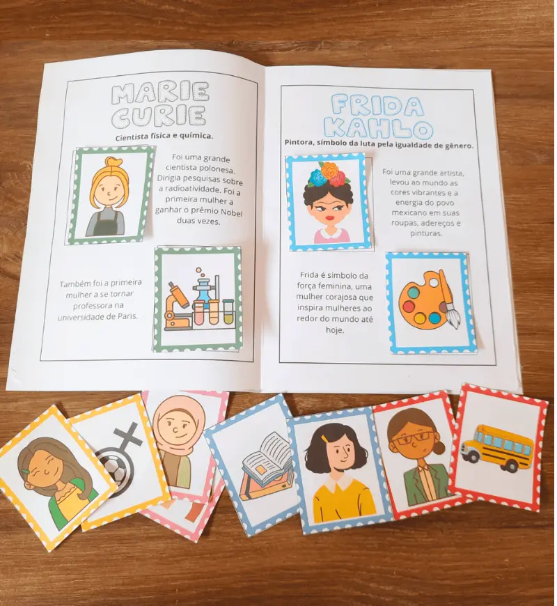 Livro 3D Personalidades Femininas para o Dia da Mulher — amostra 1: Livro 3D Personalidades Femininas: histórias para…