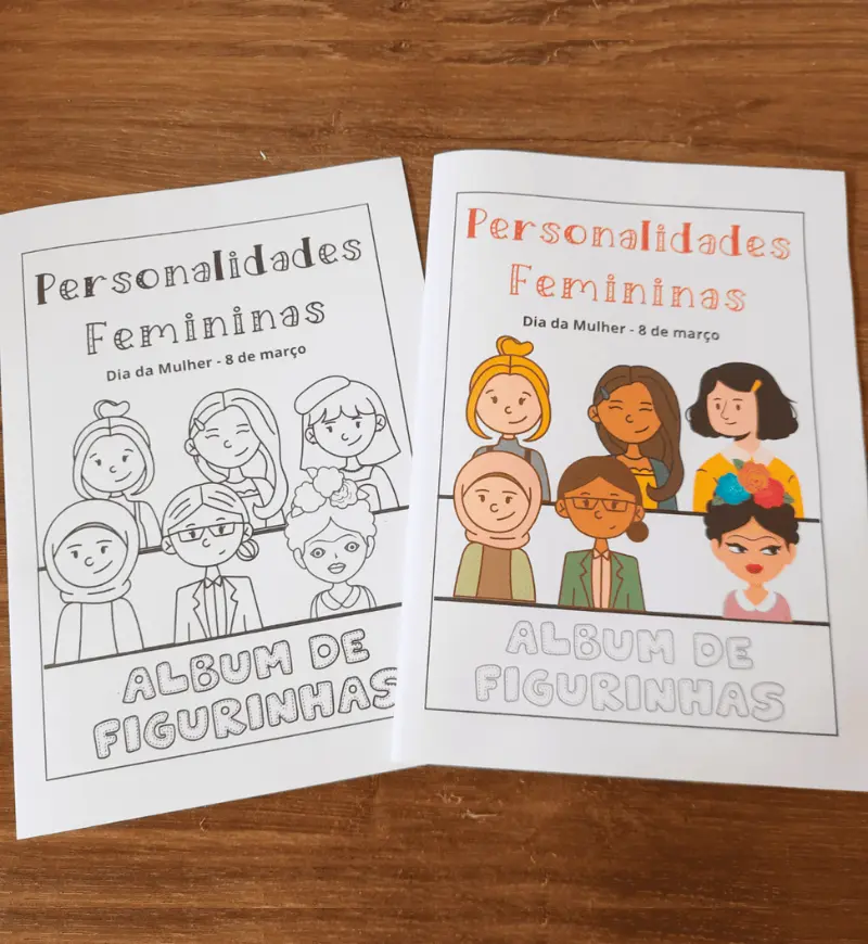 Livro 3D Personalidades Femininas para o Dia da Mulher — amostra 3: Como usar em sala de aula