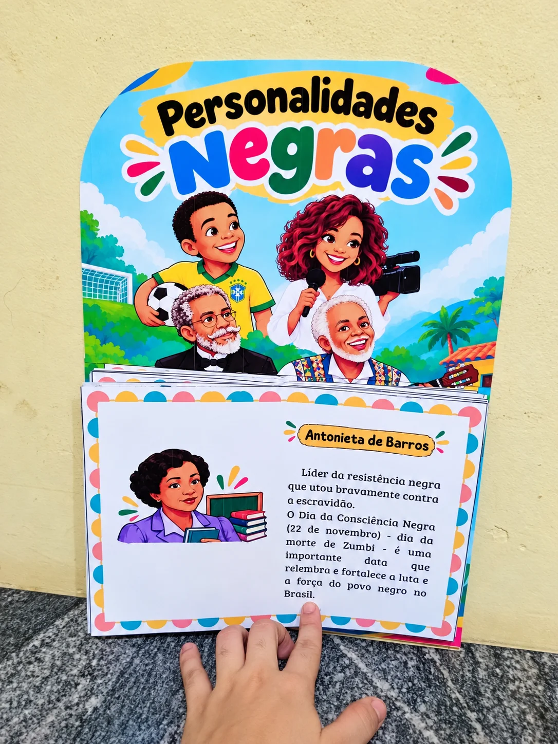 LIVRO 3D — PERSONALIDADES NEGRAS BRASILEIRAS - Consciência Negra — amostra 2: Um recurso pedagógico lúdico, interativo e…