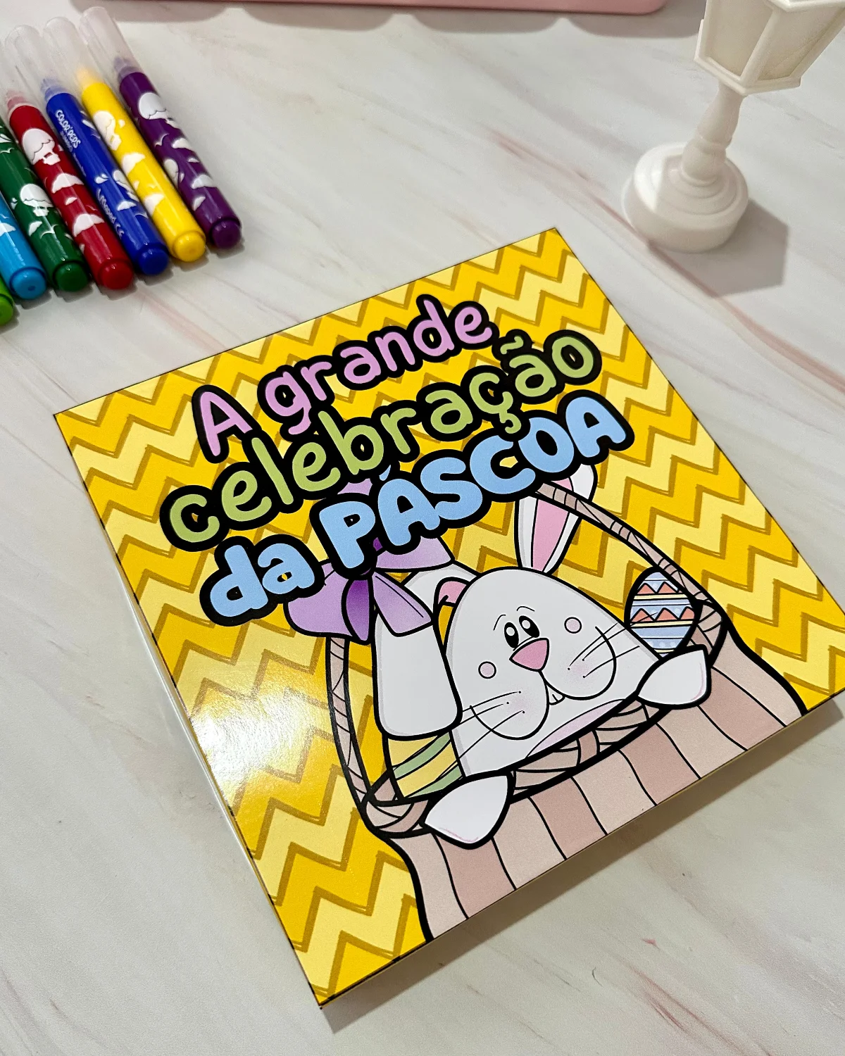 Livro A Grande Celebração da Páscoa – PDF para Imprimir — amostra 2: Essa história vai em formato de caixa e irá encantar…