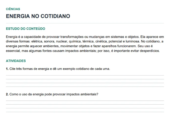 Livro Adaptado 8º Ano: Ciências, Inglês e Projeto de Vida — Atividades para Fundamental II (6º–9º): Livro didático adaptado…