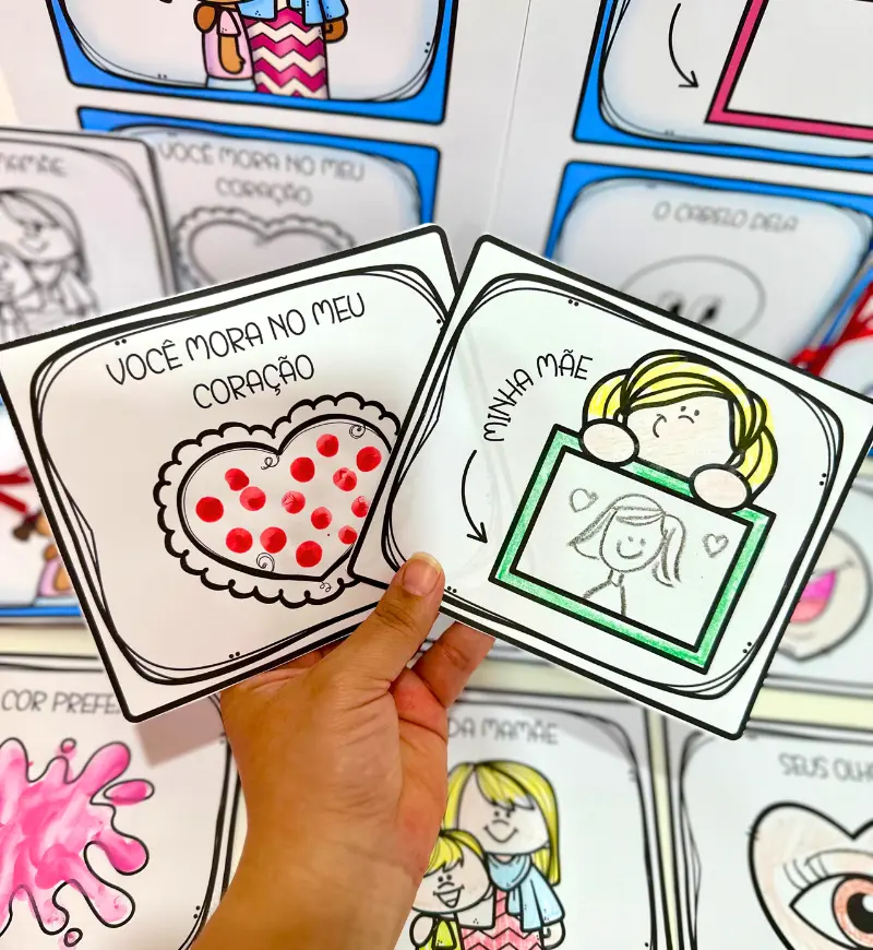 Livro da Mamãe: atividades para o Dia das Mães em PDF — amostra 3: Como usar em sala de aula