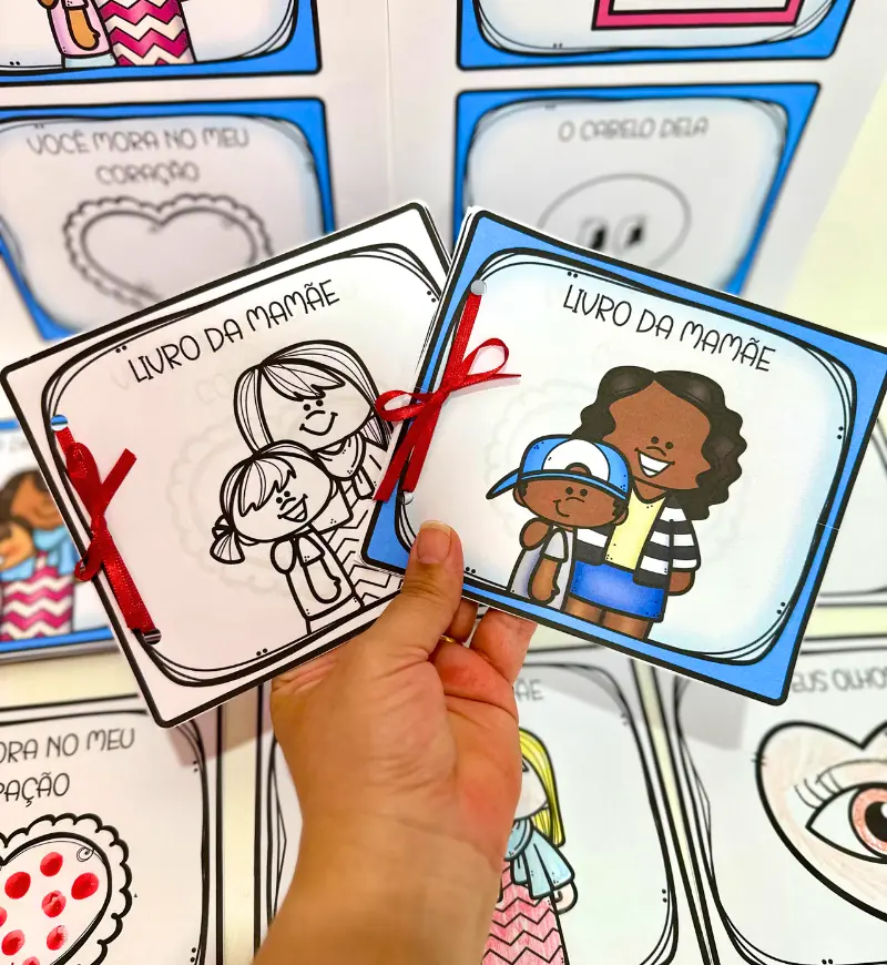 Livro da Mamãe: atividades para o Dia das Mães em PDF — Apostilas para Educação Infantil: Trabalhe o Dia das Mães com…