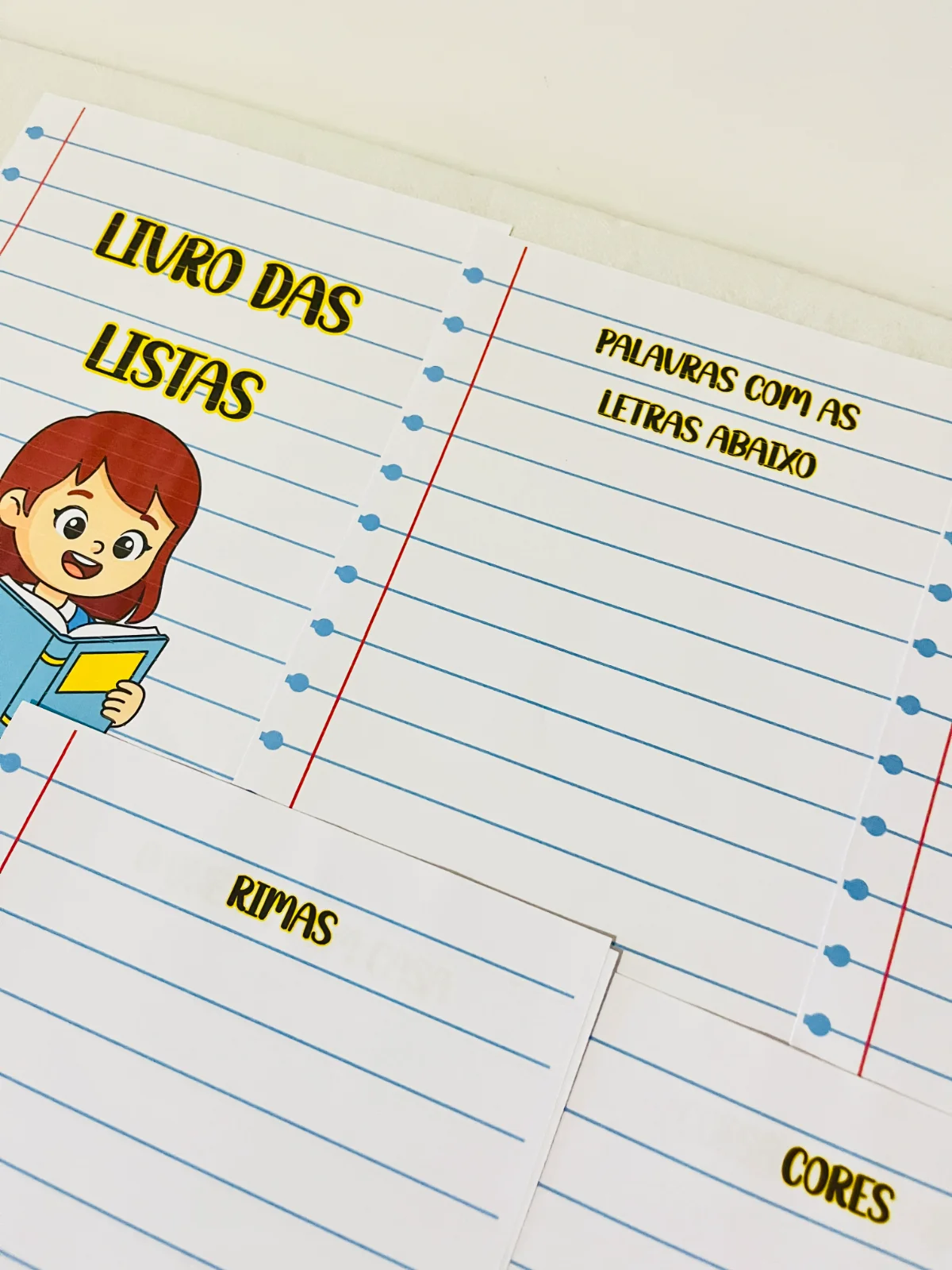 Livro das Listas – Atividades para Imprimir — amostra 2: Sobre o Livro das Listas