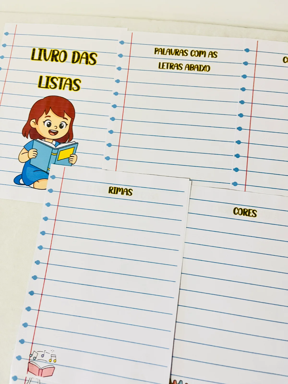 Livro das Listas – Atividades para Imprimir — amostra 3: Um recurso simples, versátil e significativo para tornar a…