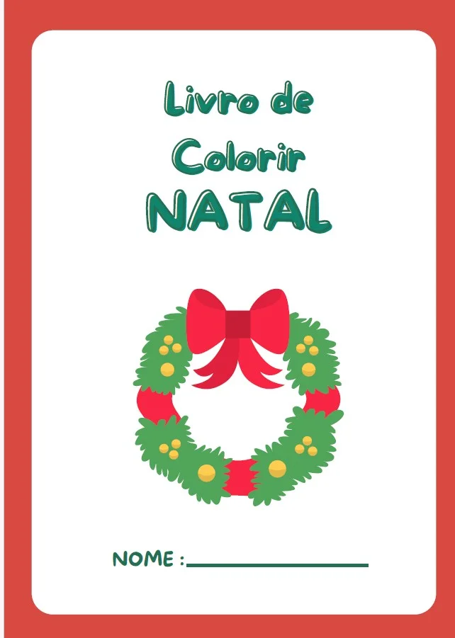 LIVRO DE COLORIR NATAL – DIVERSÃO E CRIATIVIDADE PARA AS CRIANÇAS! — amostra 1: O Livro de Colorir Natal reúne lindas…