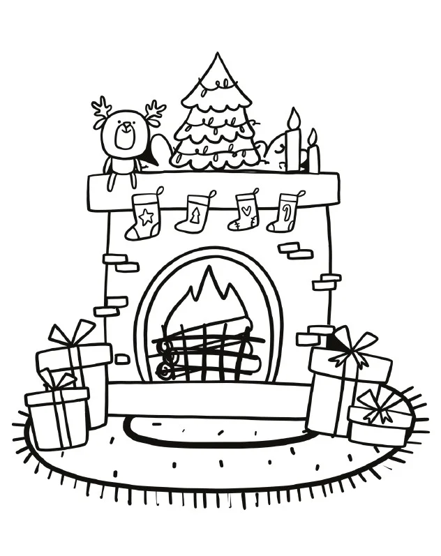 LIVRO DE COLORIR NATAL – DIVERSÃO E CRIATIVIDADE PARA AS CRIANÇAS! — amostra 2: O Livro de Colorir Natal reúne lindas…