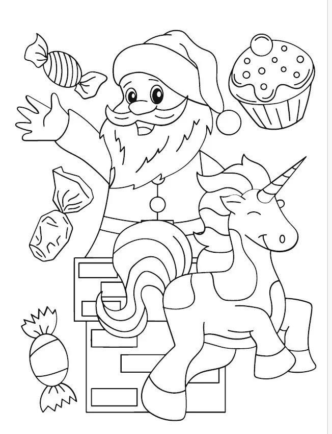 LIVRO DE COLORIR NATAL – DIVERSÃO E CRIATIVIDADE PARA AS CRIANÇAS! — amostra 3: O Livro de Colorir Natal reúne lindas…