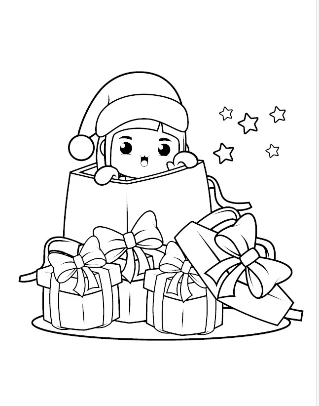 LIVRO DE COLORIR NATAL – DIVERSÃO E CRIATIVIDADE PARA AS CRIANÇAS! — amostra 4: O Livro de Colorir Natal reúne lindas…