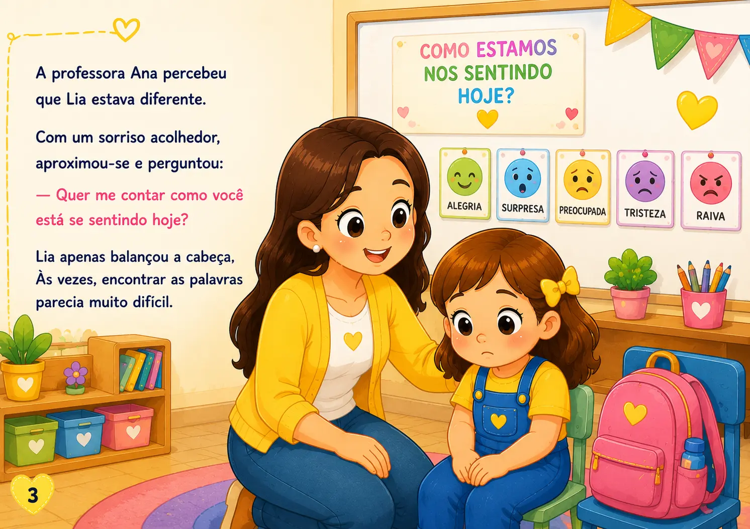 Livro de emoções para imprimir — Educação Infantil e 1º ao 5º ano — amostra 3: O que acompanha o PDF