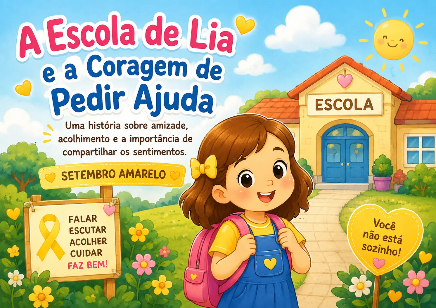 Livro de emoções para imprimir — Educação Infantil e 1º ao 5º ano — capa do material