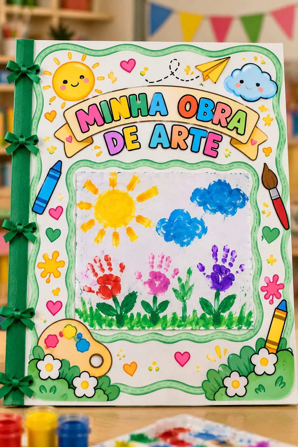 Livro de recordações duas versões -educação infantil — amostra 1: 📖 O ARQUIVO CONTÉM 2 VERSÕES