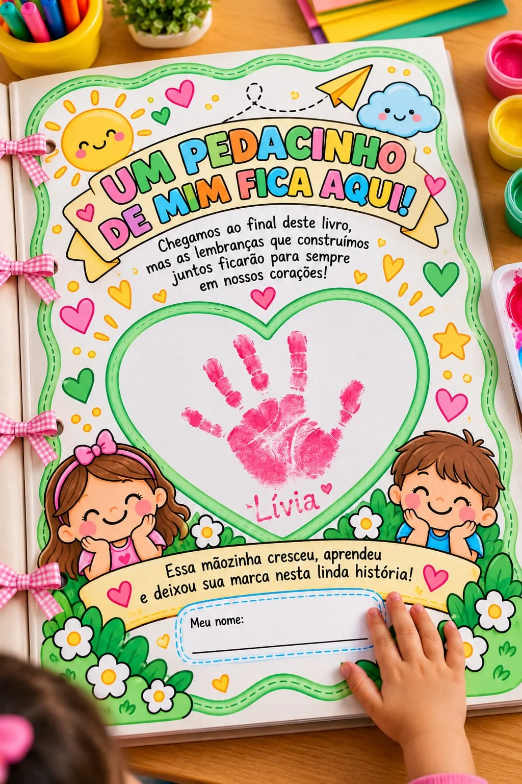 Livro de recordações duas versões -educação infantil — amostra 2: 🌟 VERSÃO GIGANTE