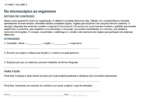 Livro do Estudante - Ciências, Língua Inglesa e Projeto de Vida - adaptado - 6º Ano — capa do material