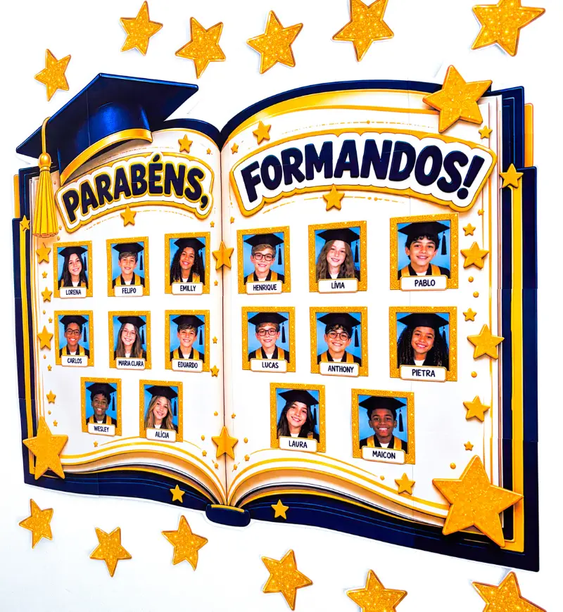 Livro Formandos - Painel – PDF para Imprimir — amostra 1: Sobre o Livro Formandos - Painel