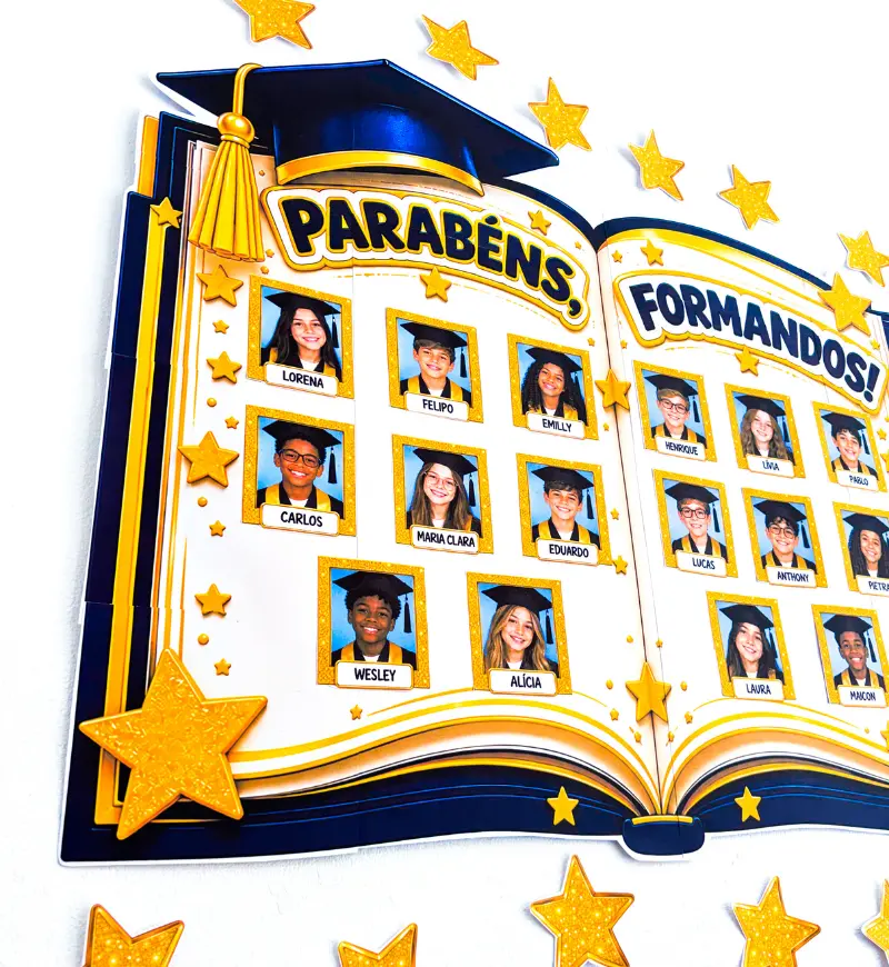 Livro Formandos - Painel – PDF para Imprimir — amostra 3: LIVRO FORMANDOS — UMA HOMENAGEM ESPECIAL PARA SUA TURMA