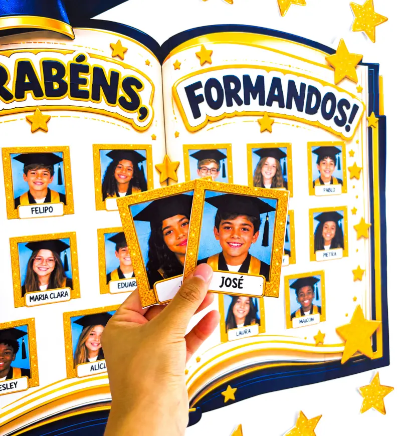 Livro Formandos - Painel – PDF para Imprimir — amostra 5: LIVRO FORMANDOS — UMA HOMENAGEM ESPECIAL PARA SUA TURMA