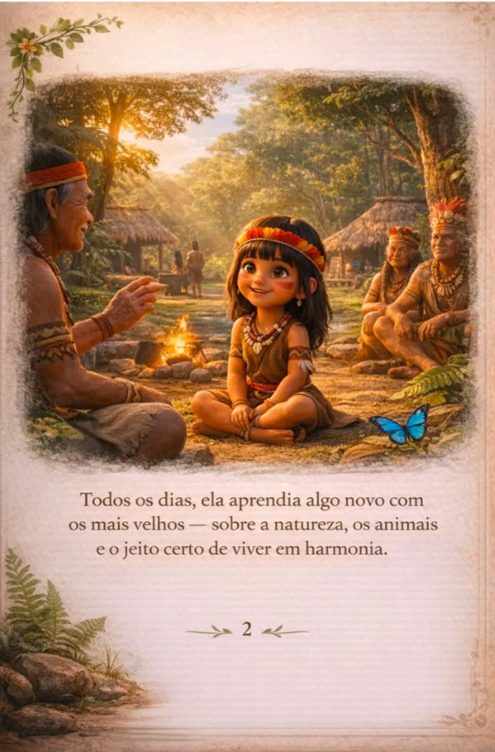 Livro Infantil - A Floresta de Yara- Leitura Anos Iniciais — amostra 2: Com o combo A Floresta de Yara , a criança embarca…
