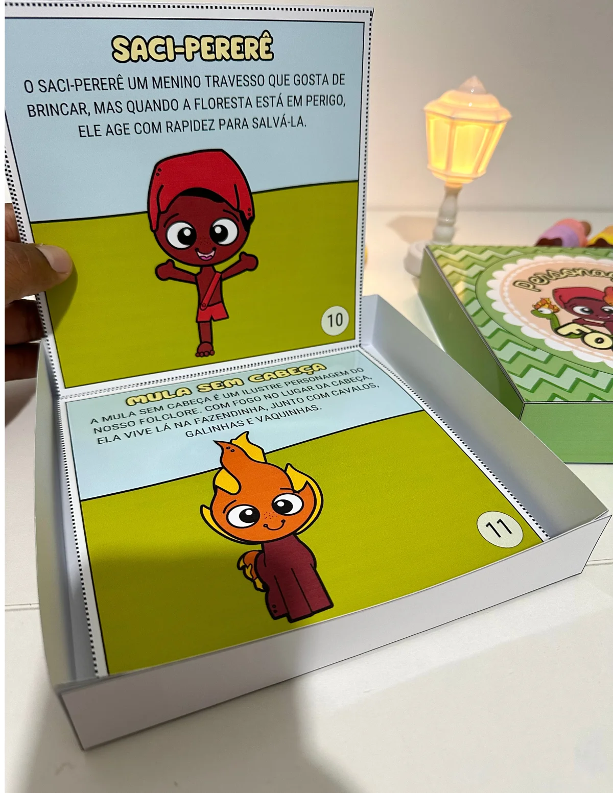 Livro na Caixa – Folclore Brasileiro – PDF para Imprimir — amostra 1: O que vem no material Livro na Caixa – Folclore Brasileiro – PDF para Imprimir — amostra 1: O que vem no material