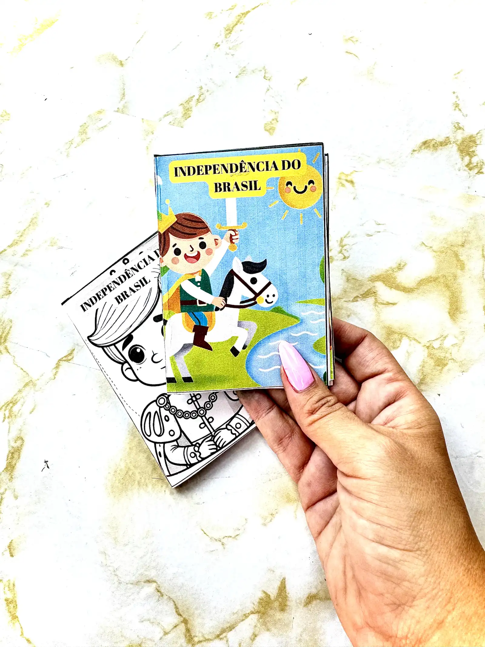 Livro Zine - Independência do Brasil – Material Pedagógico — amostra 2: " Apresento o Livro ZINE - um material educativo…