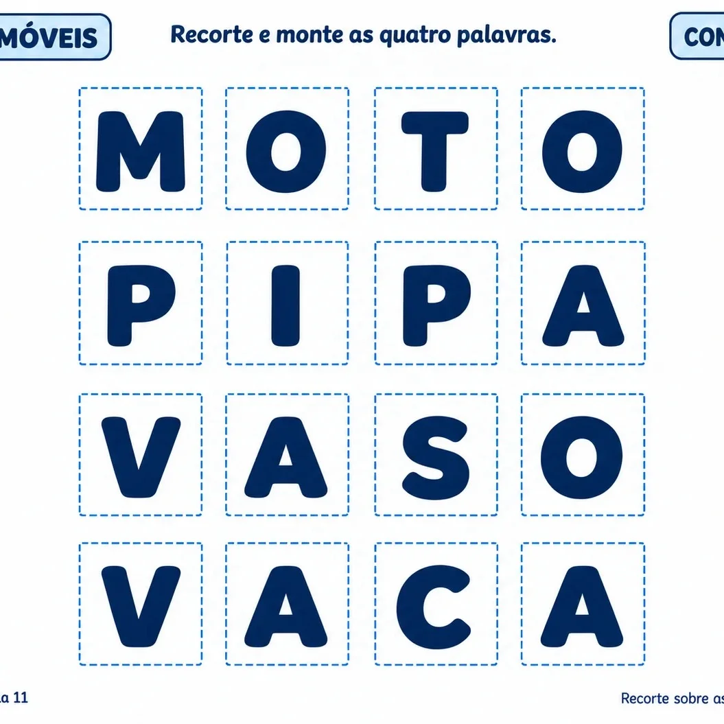 Loto da Leitura para Imprimir – Formando Palavras — amostra 3: Como trabalhar o Loto da Leitura em sala de aula?