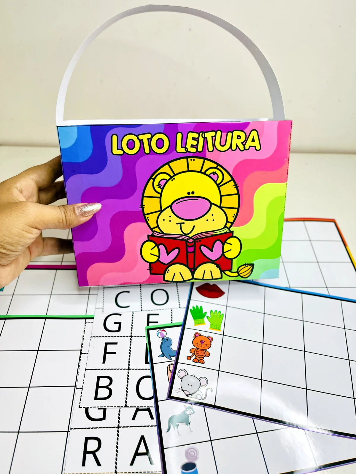 Loto Leitura: Fichas de Palavras Dissílabas em PDF — Alfabetização para Todas as séries: Jogo de loto com palavras…