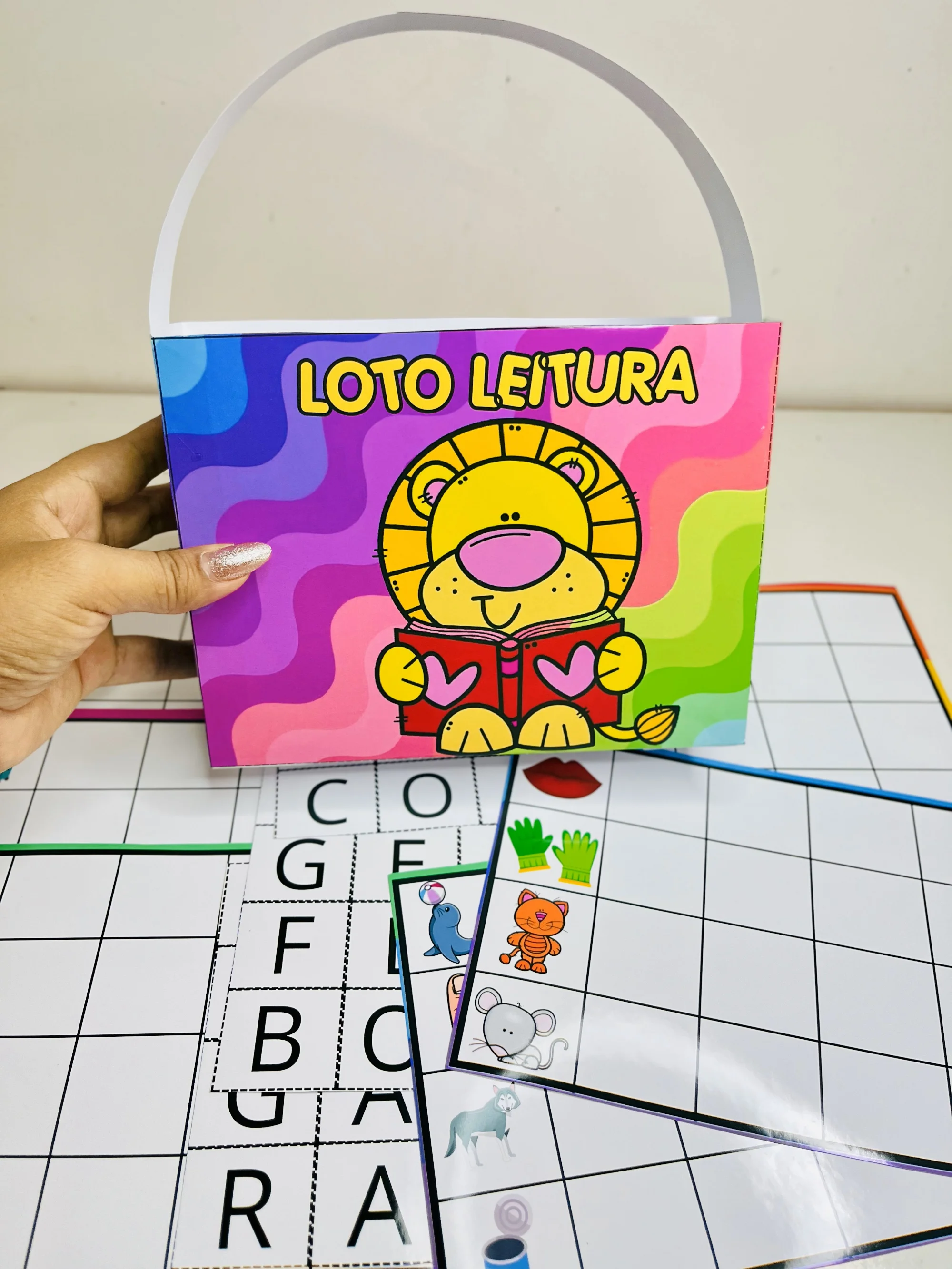 Loto Leitura - Fichas de Palavras Dissílabas — amostra 5: Este arquivo contém fichas com palavras dissílabas para o jogo…