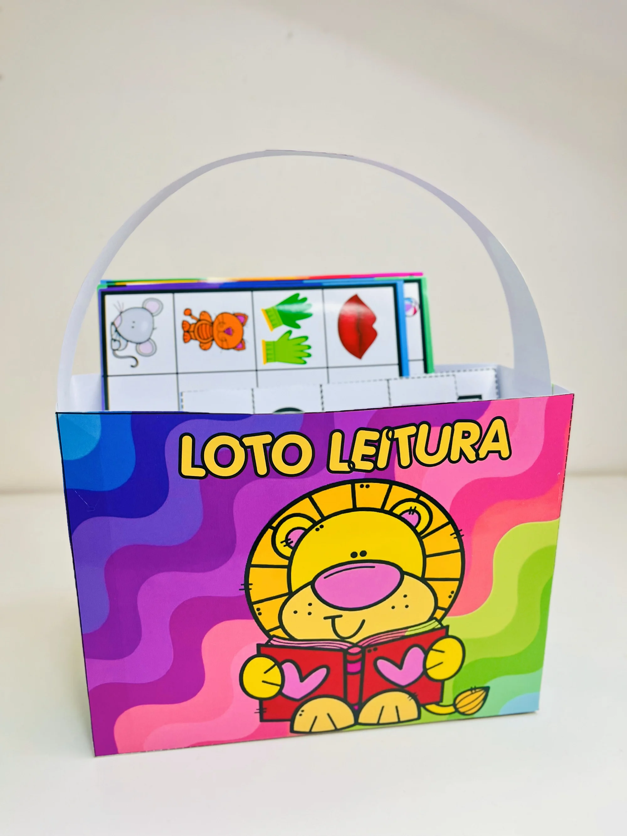 Loto Leitura - Fichas de Palavras Dissílabas — capa do material