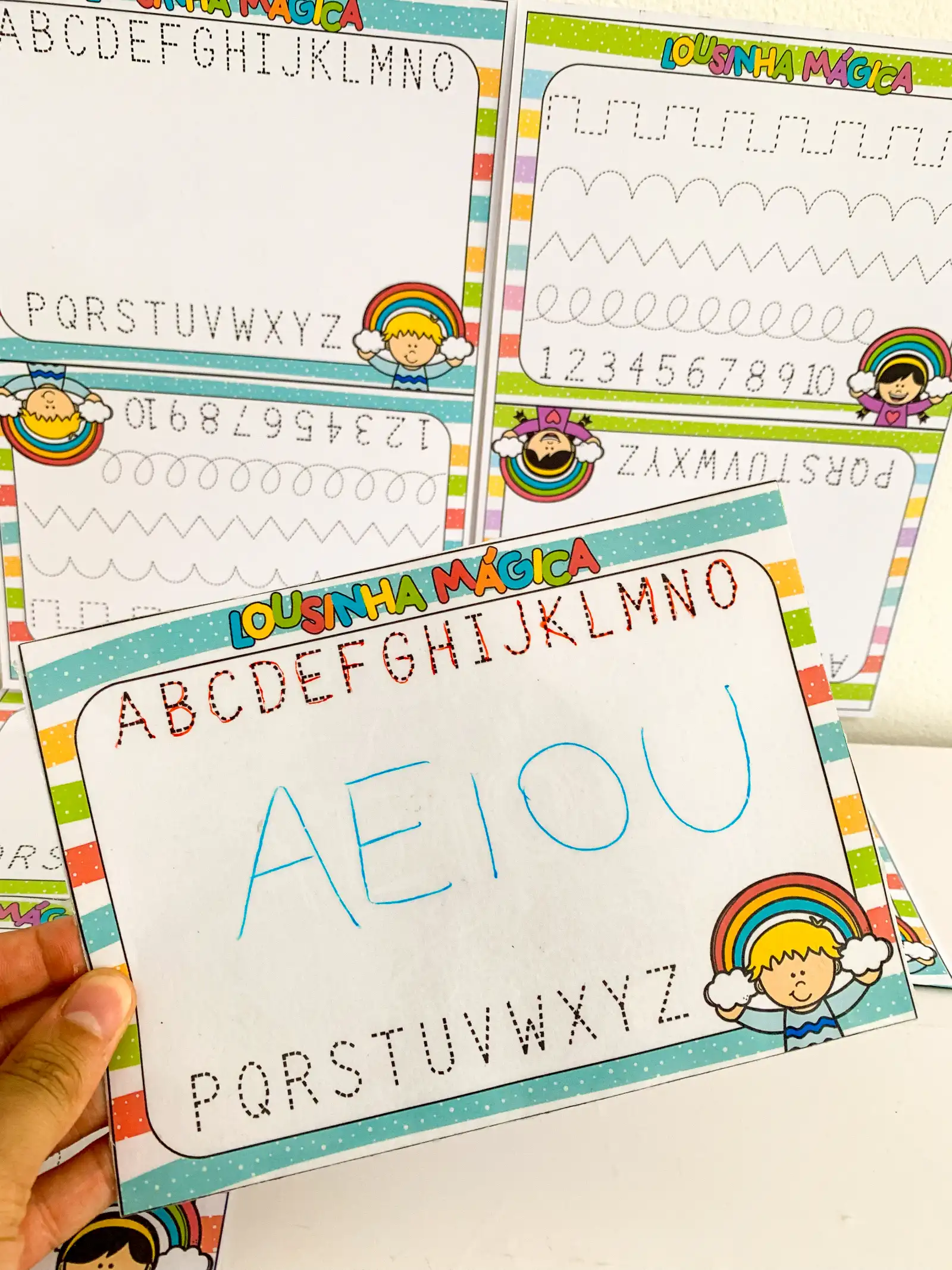 Lousinha Mágica – Atividades para Imprimir — amostra 3: Formato e entrega