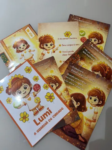 LUMI - A Guardiã do Cuidado - Maio Laranja — amostra 3: ❤️A história que toda criança precisa ouvir para aprender a se…