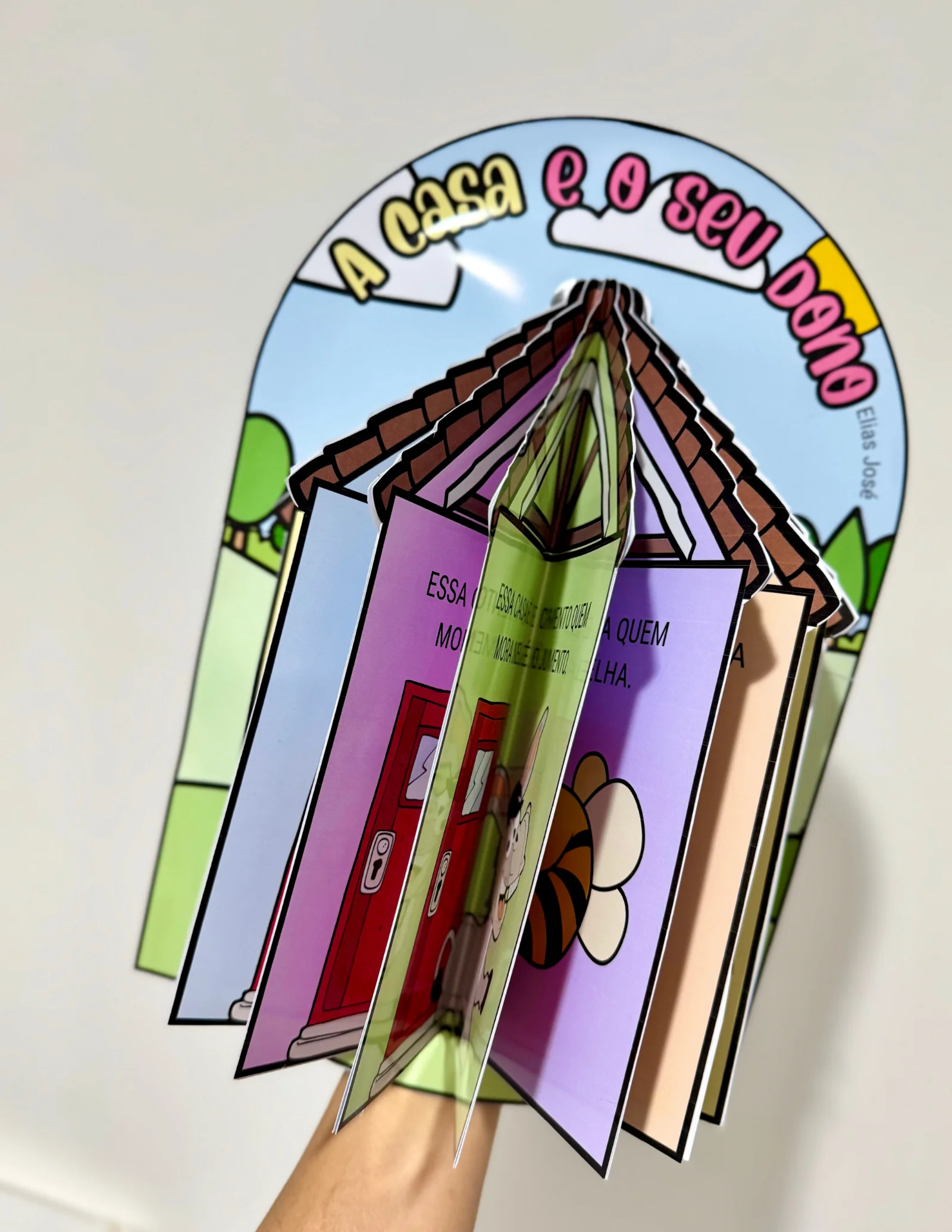 Luva A Casa e o Seu Dono – Recurso Interativo de Literatura Infantil — amostra 3: Recurso pedagógico em formato de luva…