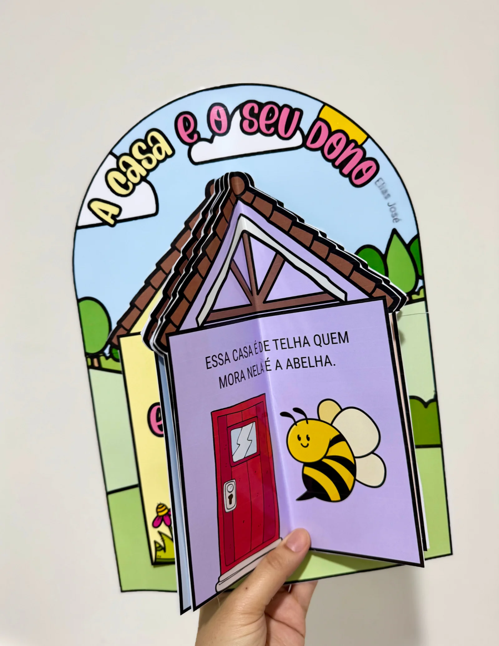 Luva A Casa e o Seu Dono – Recurso Interativo de Literatura Infantil — amostra 5: Recurso pedagógico em formato de luva…