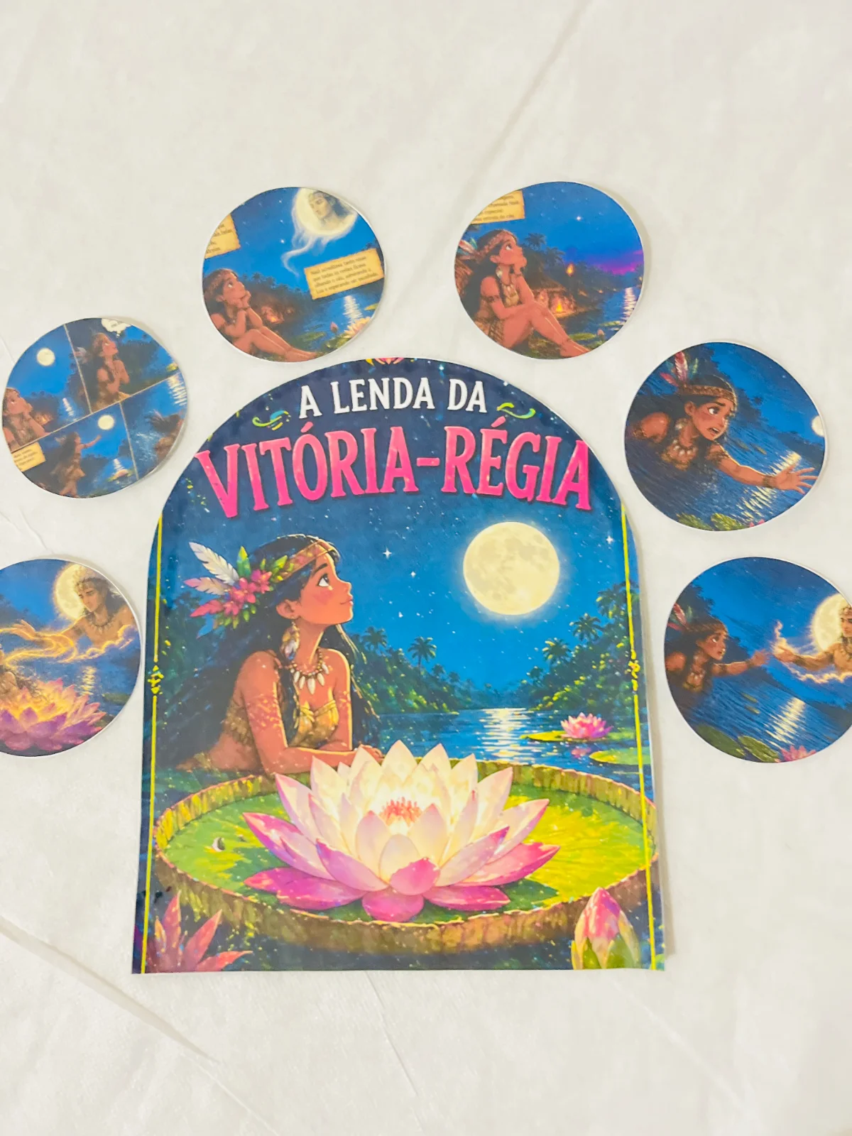 Luva - A Lenda da Vitória-Régia 🌙🌸 – Material Pedagógico — amostra 1: Sobre o Luva - A Lenda da Vitória-Régia