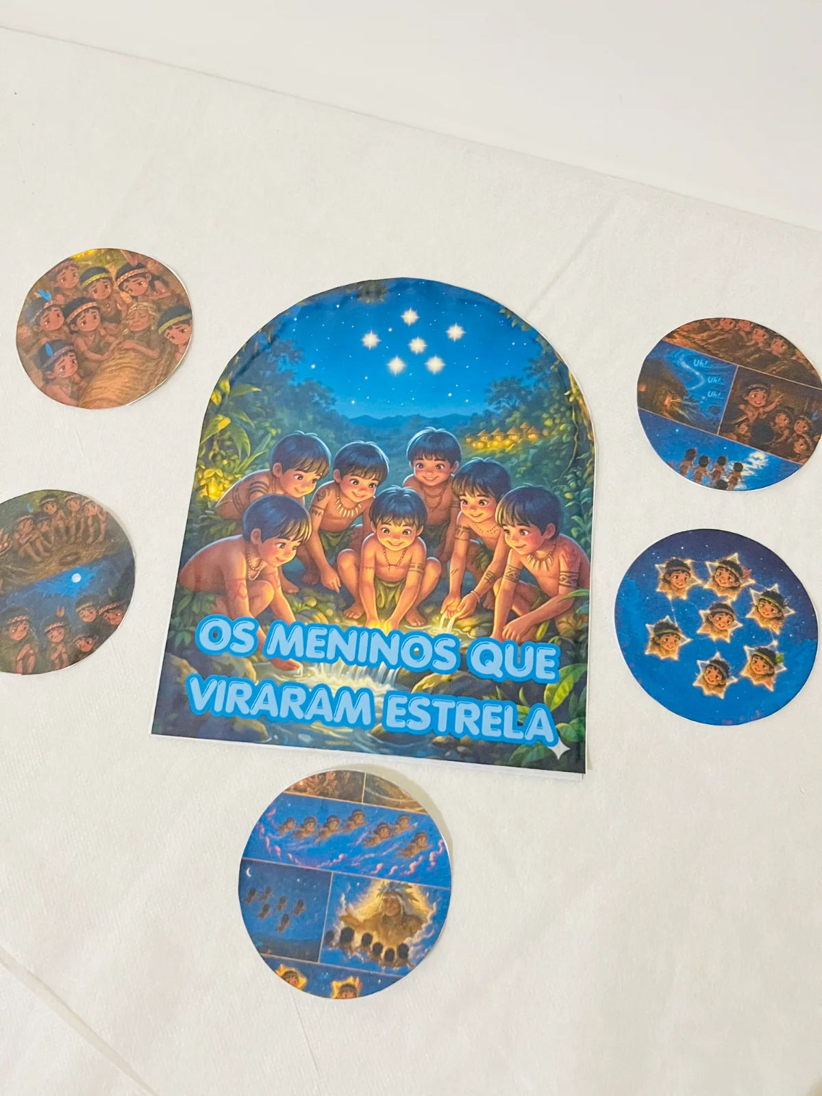 Luva A lenda dos meninos que se tornaram estrelas — capa do material