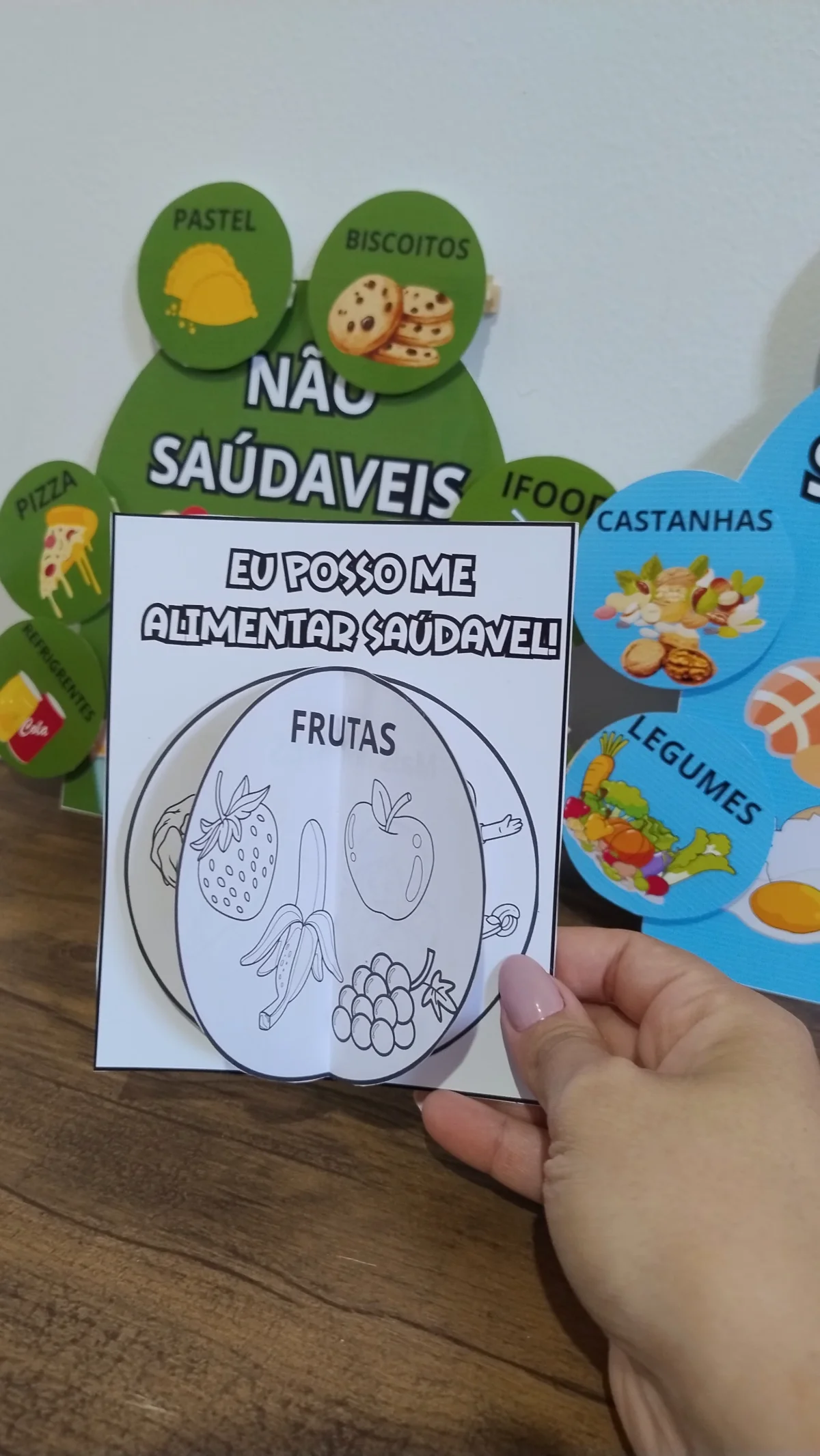 Luva alimentação saudável - Recurso Lúdico — amostra 1: Luva alimentação saudável