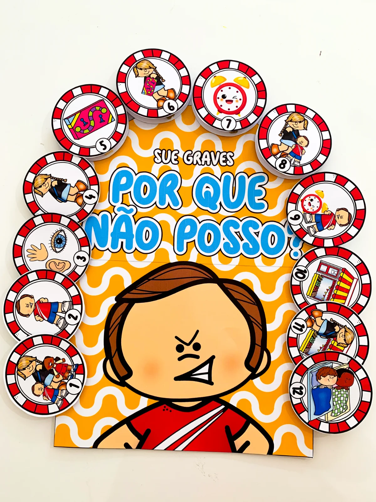 Luva contação de historia Porque não posso -Sue Graves — capa do material