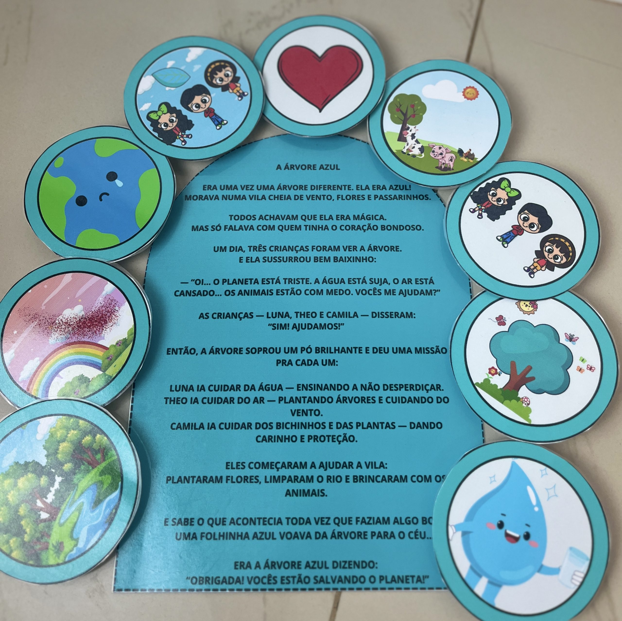 Luva Contadora de Histórias – A Árvore Azul kit 2 | Educação Infantil e Anos Iniciais — amostra 2: Sobre o Luva Contadora…