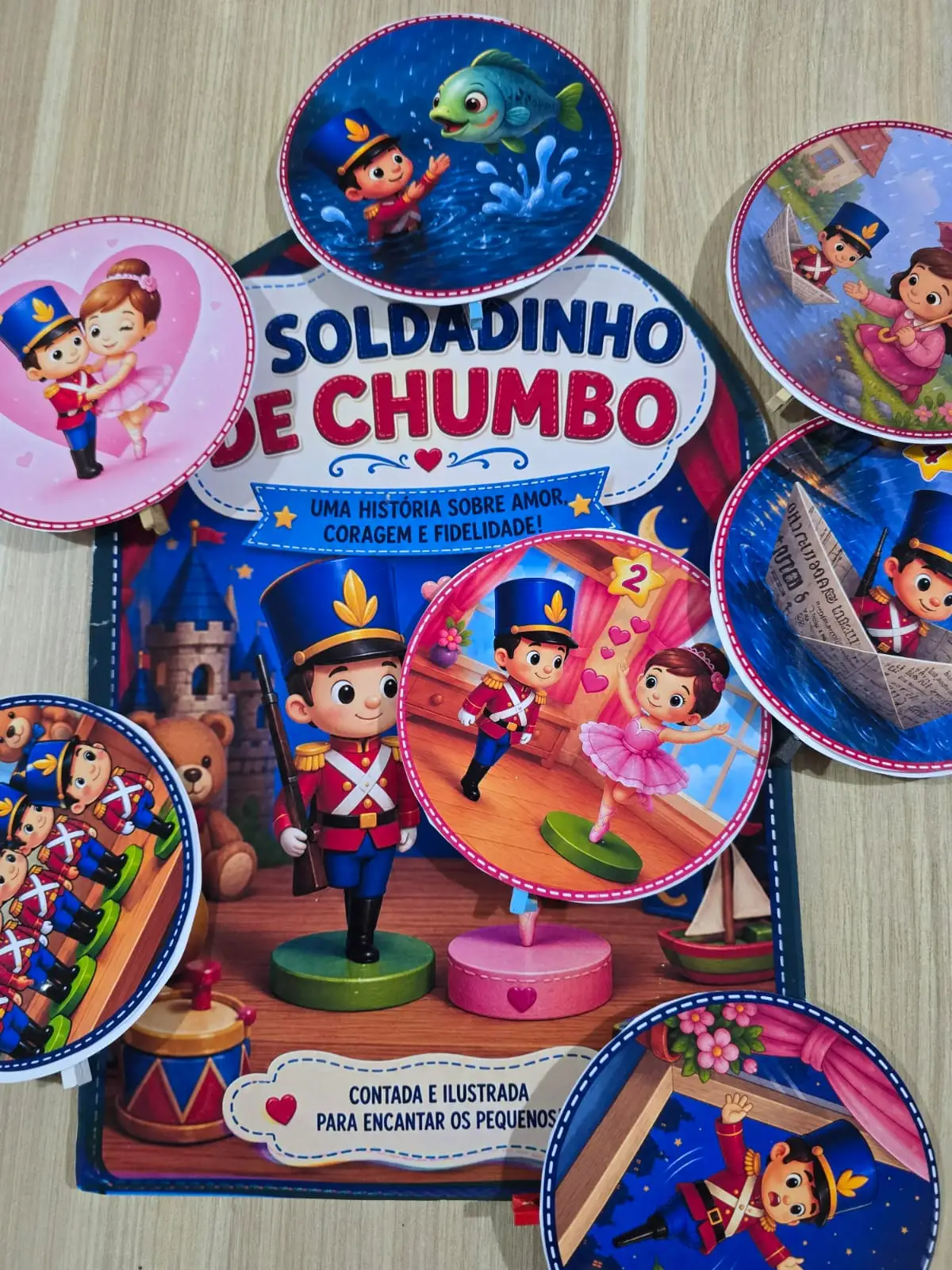 Luva da História O Soldadinho de Chumbo – Contação de História em PDF — amostra 5: Luva da História do Soldadinho de Chumbo…